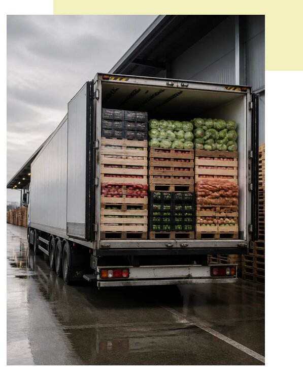 Перевозка плодоовощной продукции в Печору по цене от 5091 р. | Агросервис-Пчр